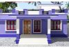 1250 square feet Modern House Plan with 3 Bedrooms