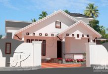 925-Square Feet Small Home Design with 2 Bedrooms