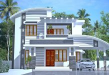 2140 square feet double floor house in Calicut With 4 Bedrooms