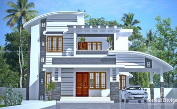 2140 square feet double floor house in Calicut With 4 Bedrooms