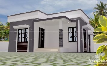 968 Square Feet Contemporary style home With 2 Bedrooms