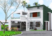 Low Cost Stylish Home Design 2000 square feet With 3 Bedrooms