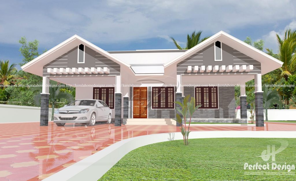 1087 Square Feet Modern  Single  Floor  Home  Design  Acha Homes 