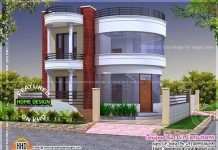 1741 Square Feet Round Home Design With 3 Bedrooms