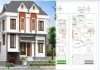 2172 Square Feet Home Plan With 3 Bedrooms