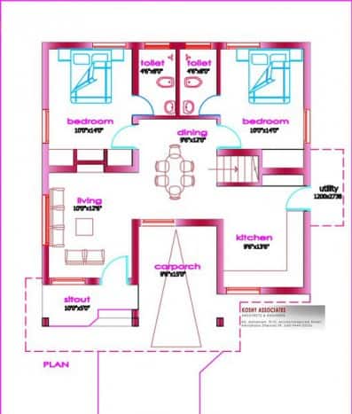 Small Kerala House Plans At 1000 Square Feet Everyone Will Like