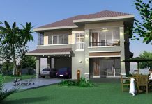 Double Story Contemporary House Plan for Small Family