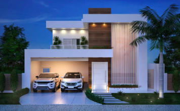 Modern Double Story House Plan with Clean Facade