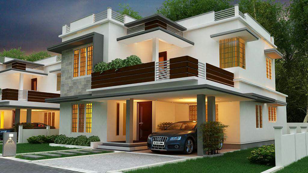 25 Feet by 50 Modern House Plan with 4 Bedrooms India