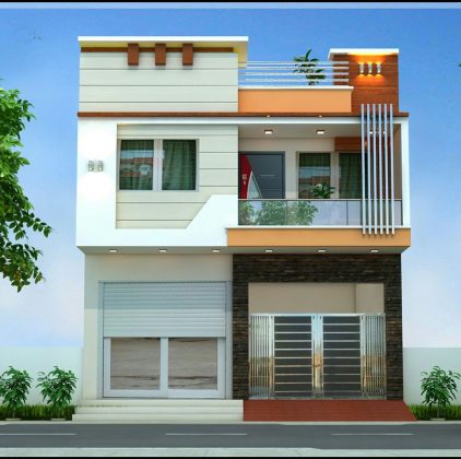 Modern Home Design for 31 feet by 49 feet plot | Acha Homes