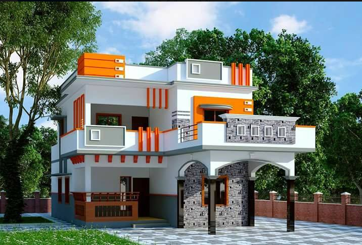 25 feet by 60 Stylish House Plan with 4 Bedrooms