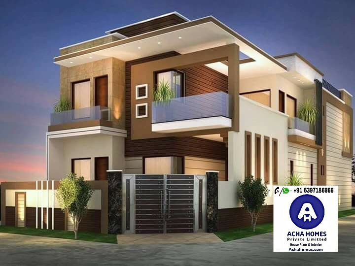 2000 Square Feet 4BHK Double Floor Contemporary Home Design