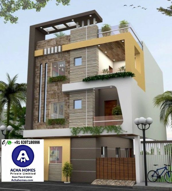 25 Feet By 25 Feet Modern House Plan Below 30 Lakhs India