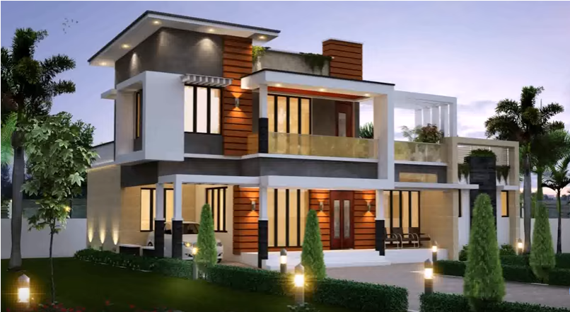 List of 2500 to 3000 square feet Modern Home Design with 4 