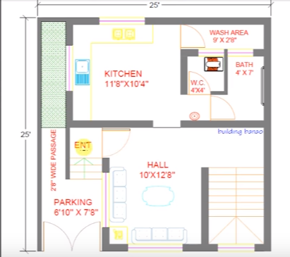 List of 25  feet by feet 25  Modern House  Plan  Everyone Will 