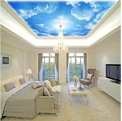 latest Ceiling Mural Home Design Ideas