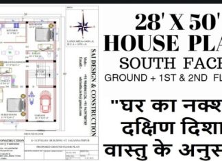 BEST 28 FEET BY 50 SOUTH FACE DUPLEX PLAN IN 2019
