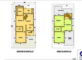 A 30 by 60 feet rectangular ranch house for a small knitted family A 30 by 60 feet rectangular ranch house for a small knitted family