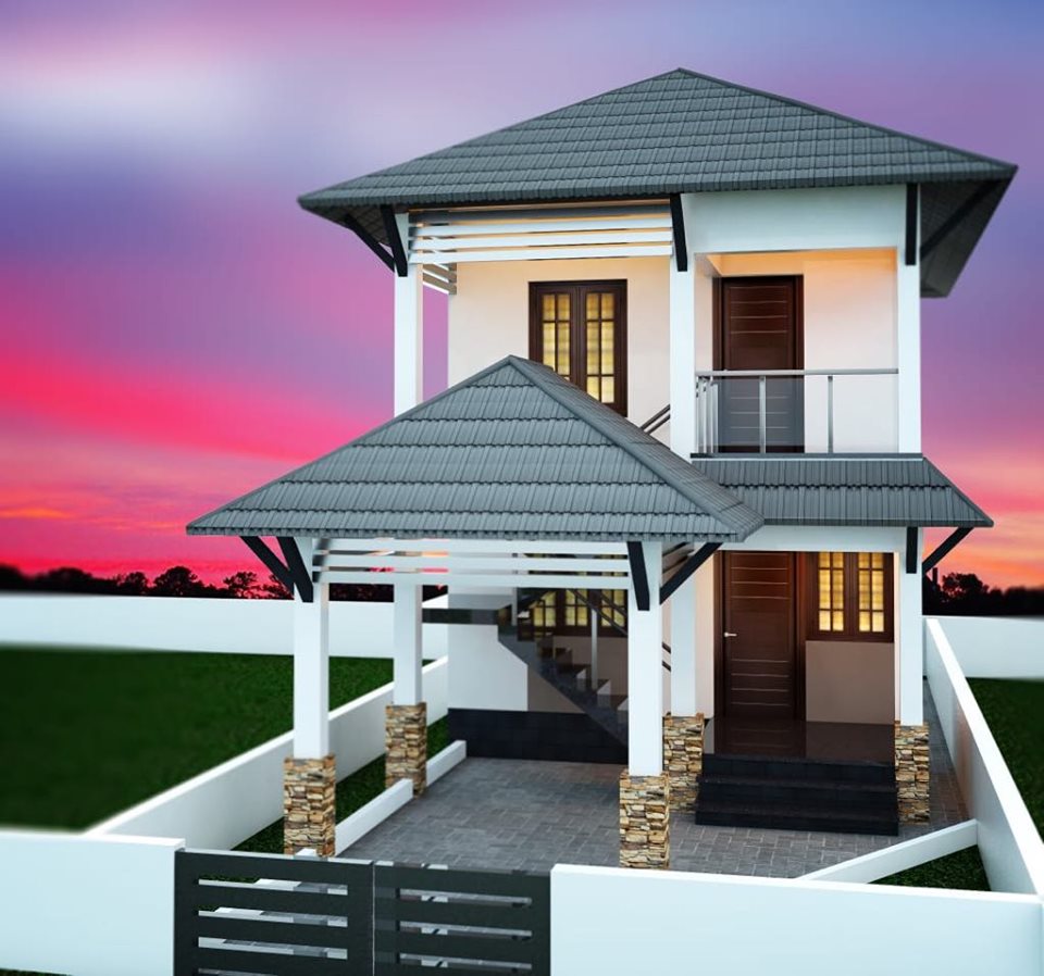 Best 1000 Square feet 2BHK Modern Home Plan Below 9 Lakhs Best 1000 Square feet 2BHK Modern Home Plan Below 9 Lakhs