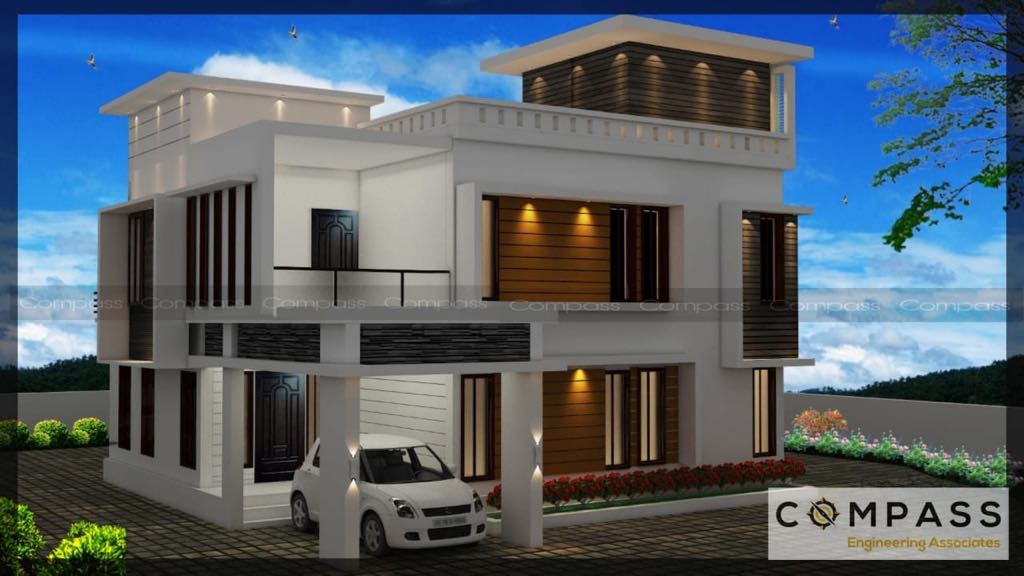 Best West Facing 4 BHK Home Design in 2300 Square Feet