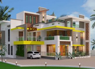 Modern Style Home Design and Plan for 3000 Square Feet Duplex House Modern style home design and plan for 3000 square feet duplex house
