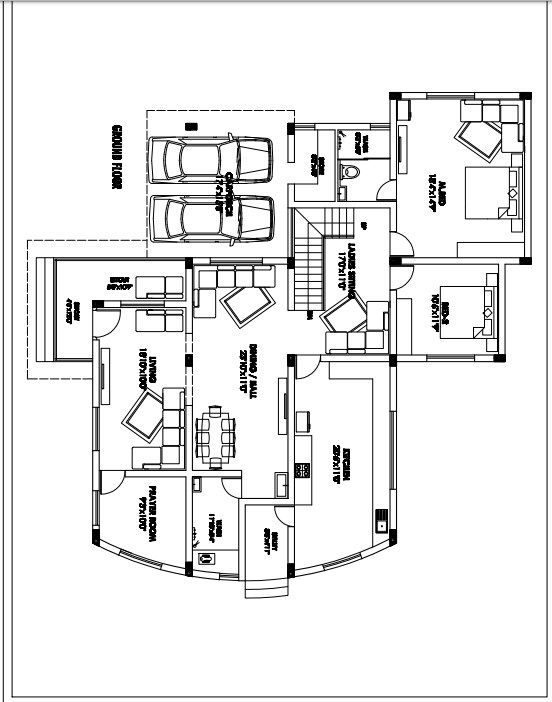 ground floor plan for 3000 square feet