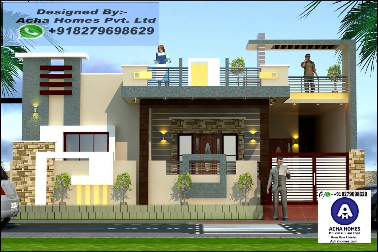 Best House Front Elevation Top Indian 3d Home Design 2 Bhk