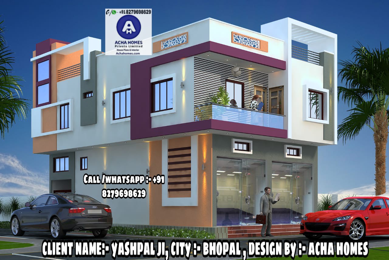 4 bhk modern home design