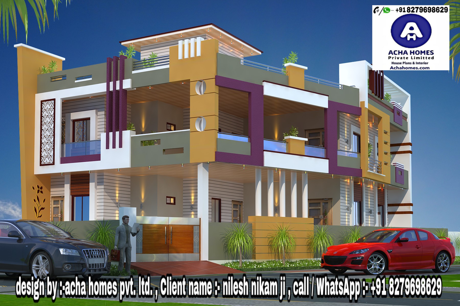 4 BHK INDIAN HOME DESIGN