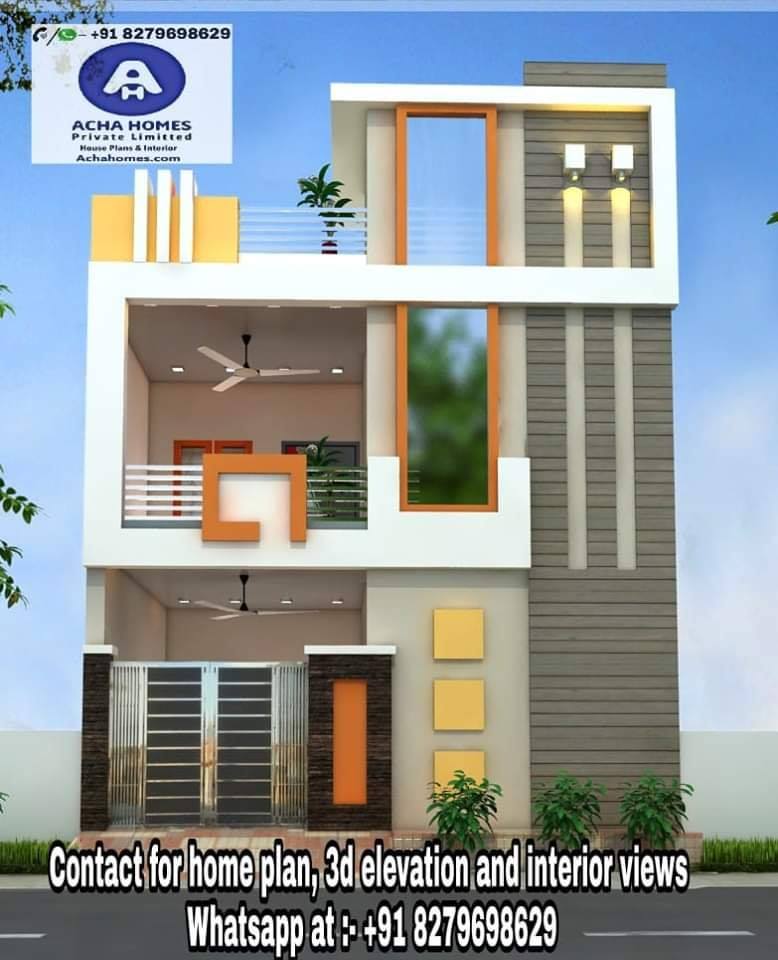 Two Bedroom Floor Plans India, 2BHK Home Design Traditional, Living Room