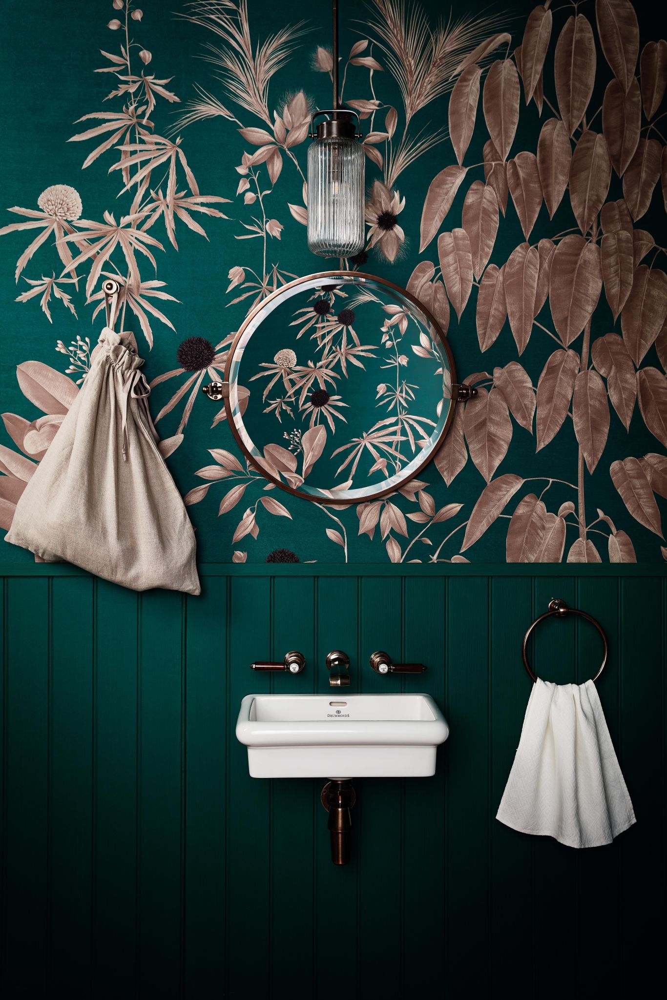 Bathroom wallpaper design ideas