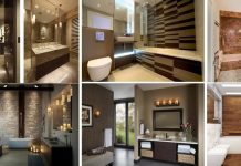 Bathroom Interior Design Ideas In Low Budget Contemporary Brown Bathroom design ideas