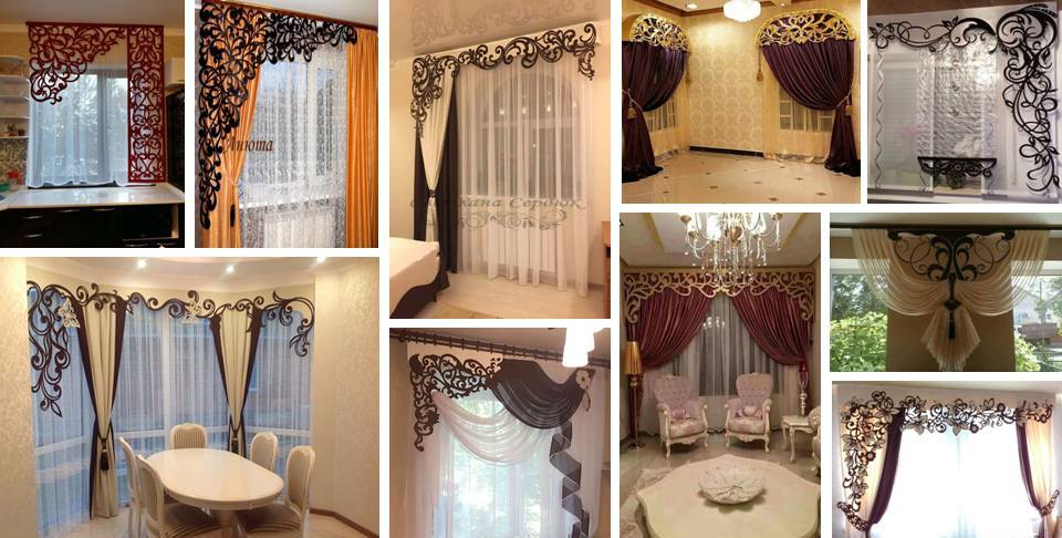 Wood working Curtains design ideas