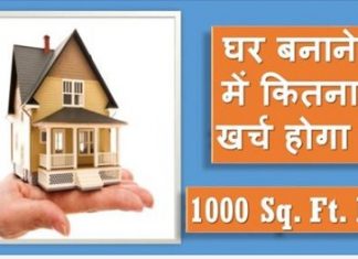 Building Material Quantity, Rate and Cost Estimation of 1000 SqFt House in India 1000 SQFT CONSTRUCTION COST IN INDIA