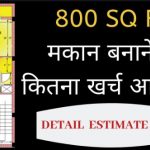 Building Material Quantity, Rate and Cost Estimation of 800 Sqft House in India Building Material Quantity, Rate and Cost Estimation of 800 Sqft House in India