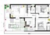 26×46 Fts South Facing House Design Plan in India 26 feet by 46 house plan