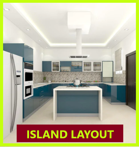 Island Layout kitchen design ideas