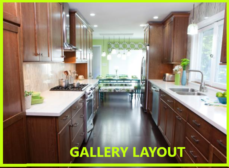 Parallel or Gallery Layout kitchen design ideas