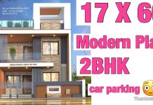 17X60 House Plan as per Vastu 17 X 60 modern house plan as per vastu
