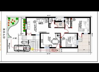 22 X 60 Feet South Facing House Plan 26x60 ft MODERN SOUTH FACING HOUSE PLAN